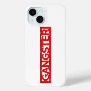 Coque Pour iPhone 15 Timbre de Gangster