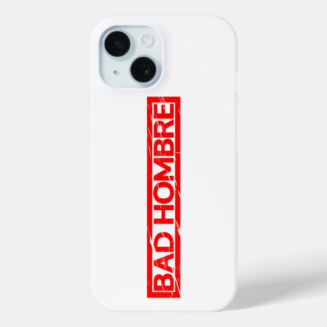 Coques Case-Mate iPhone Timbre de Mauvaise Hombre (Verso)