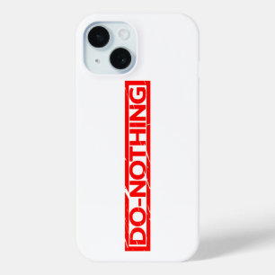 Coque Pour iPhone 15 Timbre de ne rien faire