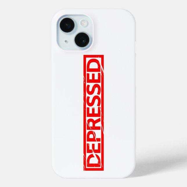 Coques Case-Mate iPhone Timbre dépressif (Verso)