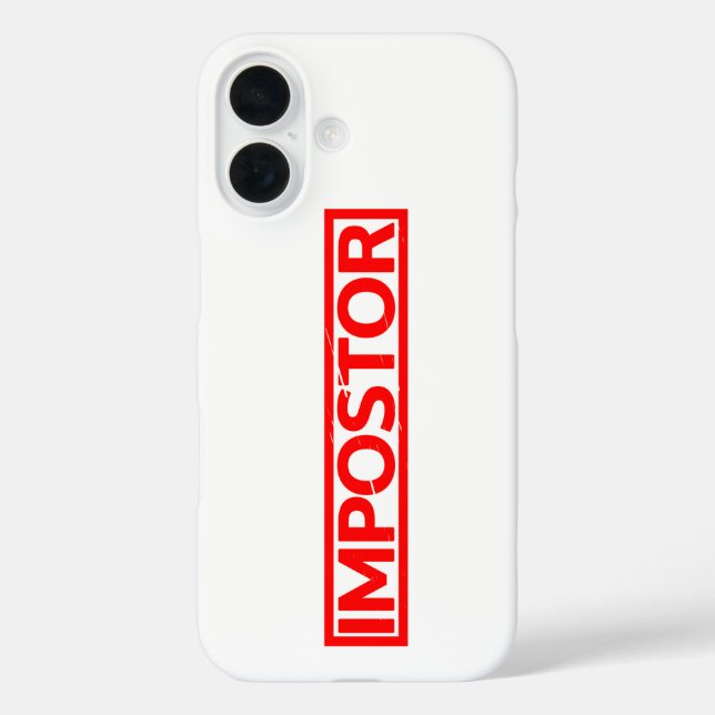 Coques Case-Mate iPhone Timbre d'imposteur (Verso)