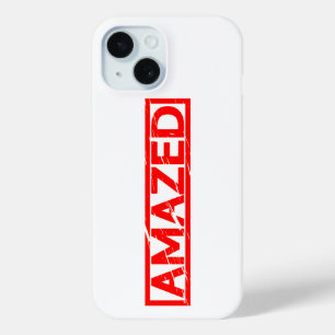 Coque Pour iPhone 15 Timbre étonné