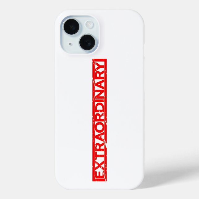 Coques Case-Mate iPhone Timbre extraordinaire (Verso)