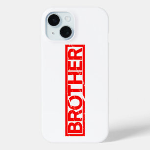 Coque Pour iPhone 15 Timbre Frère