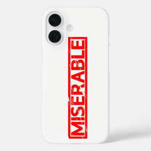 Coques iPhone 16 Timbre misérable