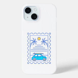 Coque Pour iPhone 15 Timbre postal 2