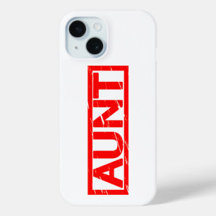 Coque Pour iPhone 15 Timbre Tante