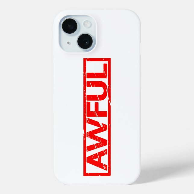 Coques Case-Mate iPhone Timbre terrible (Verso)