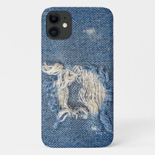 Case-Mate iPhone Case tissu de jean bleu effilé