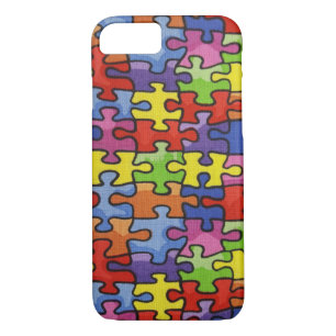 Coque iPhone 7 Tissu Jigsaw Puzzle