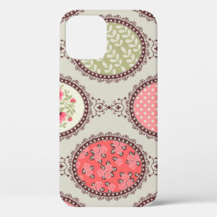 Case-Mate iPhone Case Tissu vintage : Patchwork Design sans faille.
