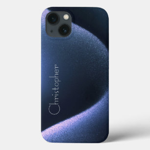 Case-Mate iPhone Case Titane bleu foncé Acier inoxydable Imprimer iphone