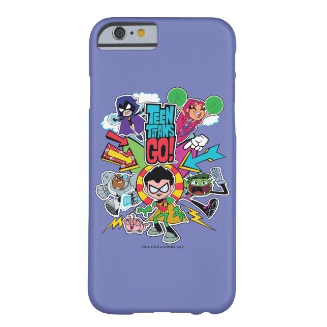 Coques Case-Mate iPhone Titans Ados, allez ! | Graphique Flèche d'équipe (Dos)