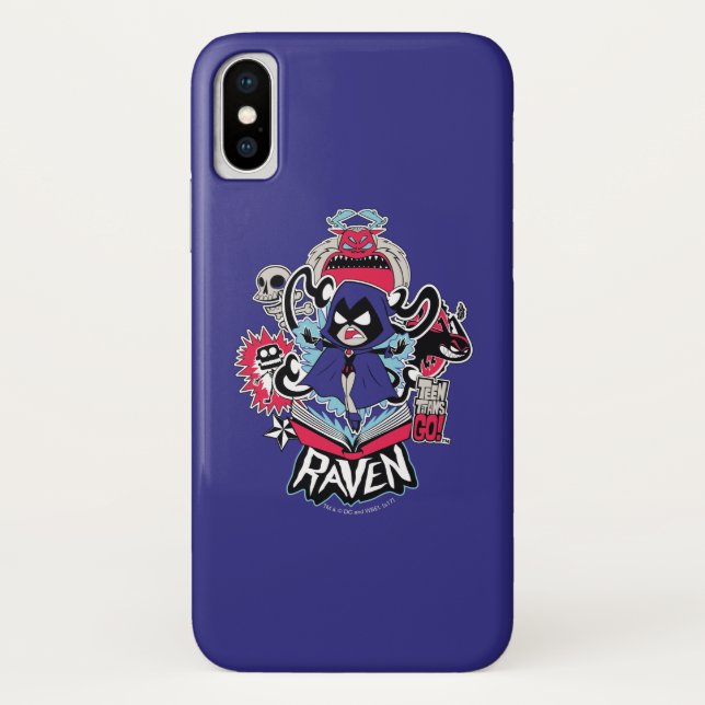 Coques Case-Mate iPhone Titans Ados, allez ! | Raven puissance démoniaque  (Dos)