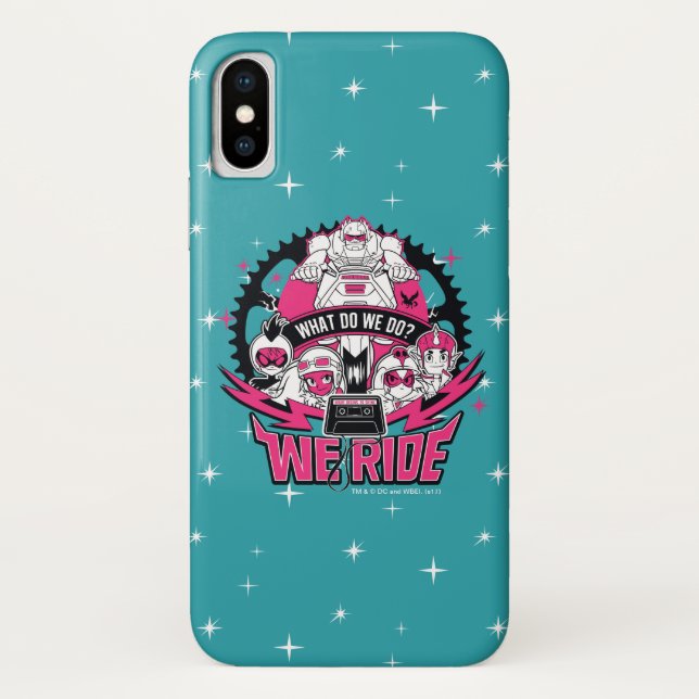 Coques Case-Mate iPhone Titans Ados, allez ! | Retro Moto Graphic (Dos)