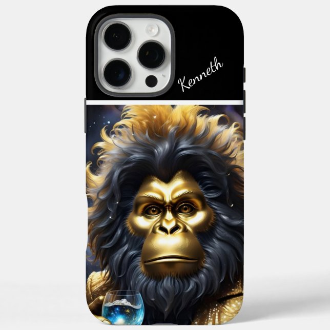 Coques Case-Mate iPhone Toast cosmique de Golden Ape (Verso)