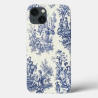 Toile Vintage bleu