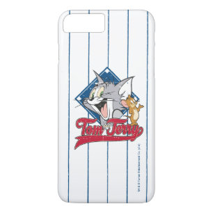 Coque iPhone 8 Plus/7 Plus Tom Et Jerry   Tom Et Jerry Sur Diamant De Basebal