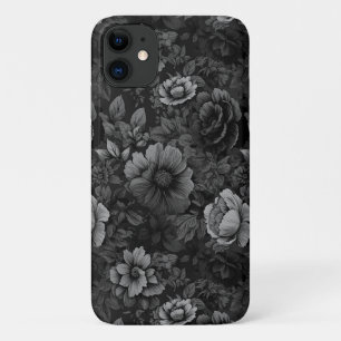 Case-Mate iPhone Case Tonalités assourdies de floral gris