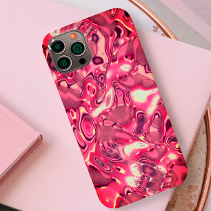 Coque Pour iPhone 14 Tons Abstraits couleur magenta