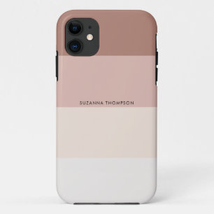 Case-Mate iPhone Case Tons Beige Brown Tonalités Terre Horizontales Mode