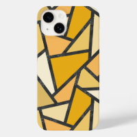 Tons de motif en vitrail jaune