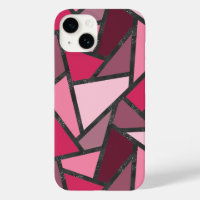 Tons de motif en vitrail rose