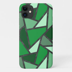 Case-Mate iPhone Case Tons de motif en vitrail vert