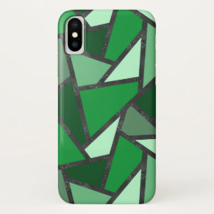 Case-Mate iPhone Case Tons de motif en vitrail vert