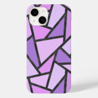 Tons du motif en vitrail lilas