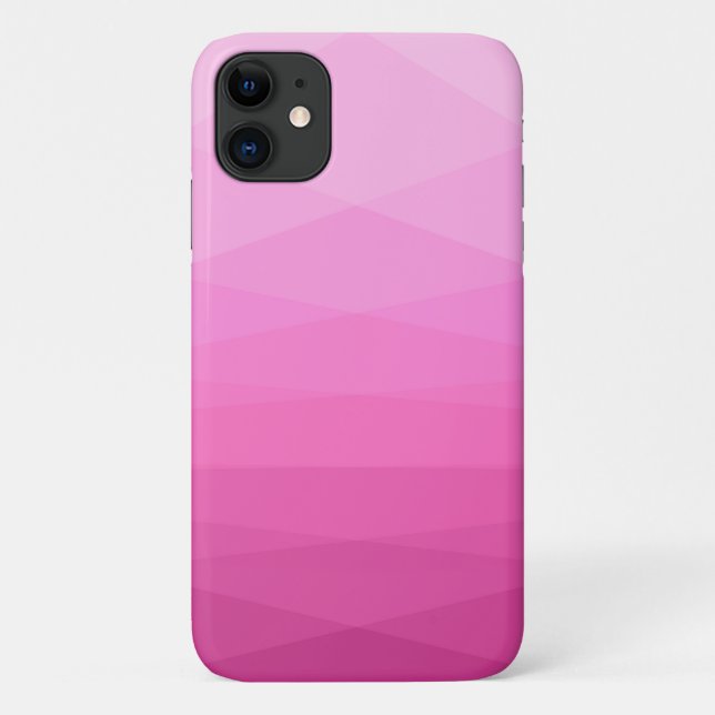 Coques Case-Mate iPhone Tons roses Polygonal (Dos)
