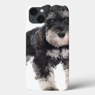 Case-Mate iPhone Case Too Cute Puppy Miniature Schnauzer Dog