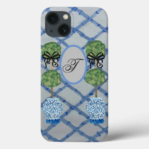 Case-Mate iPhone Case Topiary Blue Ginger Jars Jar Mat  