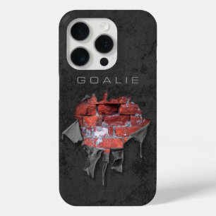 Coque iPhone 15 Pro Torn Brick Wall Goalie