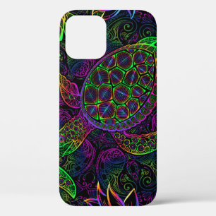 Case-Mate iPhone Case Tortue de mer Boho : Motif psychédélique mandala