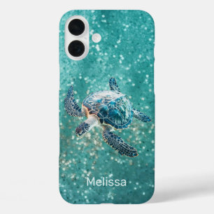 Coques iPhone 16 Plus Tortue de mer Turquoise   Côtier