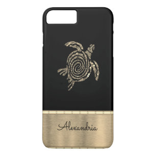 Case-Mate iPhone Case Tortue en mosaïque d'or