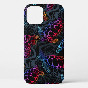 Case-Mate iPhone Case Tortue marine dans des couleurs psychédéliques mul