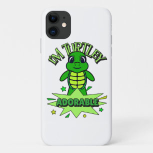 Case-Mate iPhone Case Tortue Mignonne Citation Drôle Totalement Adorable