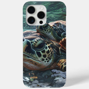 Coque iPhone 15 Pro Max Tortues marines Océan Sous-marin