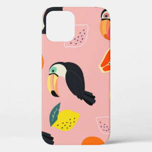 Case-Mate iPhone Case Toucan aux fruits tropicaux Abstraits