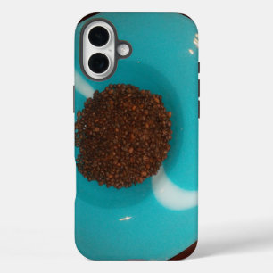 Coques iPhone 16 Plus Touche de la Mer Bol de café cyan Case-Mate i