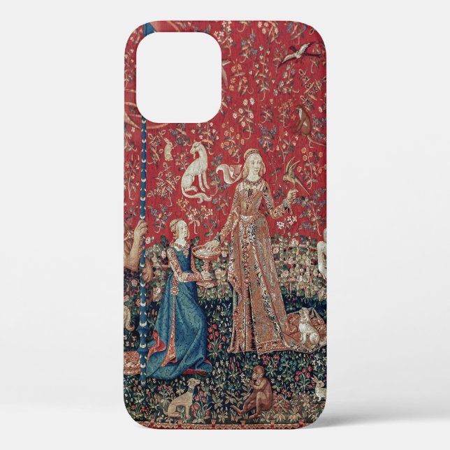 Coques Case-Mate iPhone Touche Lady and Unicorn Medieval (Verso)