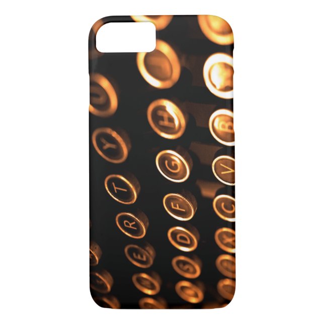 Coques Case-Mate iPhone Touches de machine à écrire d'époque (Dos)