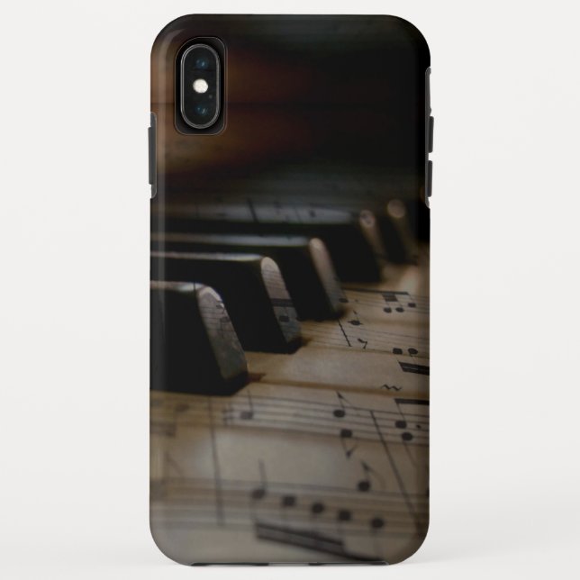Coques Case-Mate iPhone Touches de piano de musique antique (Dos)