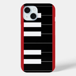 Coque Pour iPhone 15 Touches de piano inversées