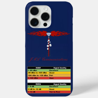 Coque iPhone 15 Pro Max Tour de communication JML Logo & RSRP Force du sig