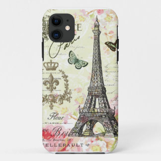 Coques Pour iPhone Tour Eiffel français vintage moderne