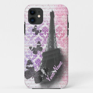 Coque Case-Mate Pour iPhone Tour Eiffel & papillons