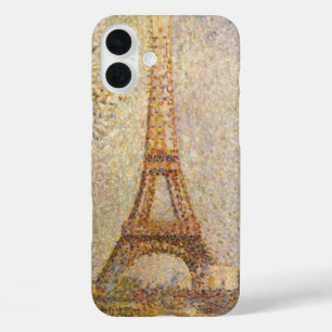 Coques iPhone 16 Plus Tour Eiffel par Georges Seurat, Art Vintage